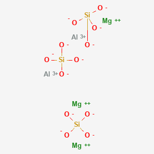 molecular formula Al2Mg3O12Si3 B576334 Pyrope CAS No. 1302-68-7