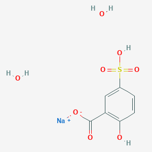 molecular formula C7H8NaO7S B576336 CID 156591901 CAS No. 1300-61-4