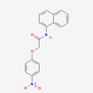 molecular formula C18H14N2O4 B5763415 N-naphthalen-1-yl-2-(4-nitrophenoxy)acetamide 