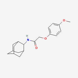 molecular formula C19H25NO3 B5763452 N-(2-adamantyl)-2-(4-methoxyphenoxy)acetamide 