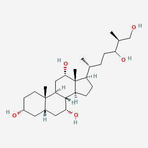 molecular formula C27H48O5 B576351 Chimerol CAS No. 1256-87-7
