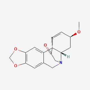 molecular formula C17H17NO4 B576352 Oxohemanthamine CAS No. 1472-75-9