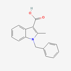 molecular formula C17H15NO2 B576358 1-Benzyl-2-methyl-1H-indole-3-carboxylic acid CAS No. 885525-21-3