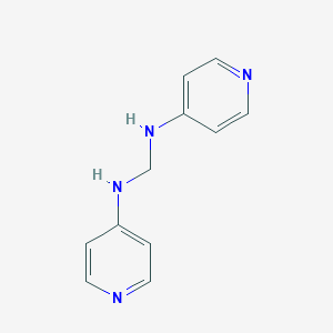 molecular formula C11H12N4 B057636 N,N'-Di-4-pyridinyl-methanediamine CAS No. 4589-32-6