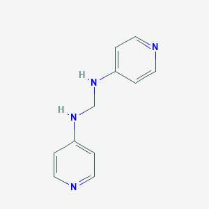 molecular formula C11H12N4 B057636 N,N'-dipyridin-4-ylmethanediamine CAS No. 4589-32-6