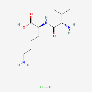molecular formula C11H24ClN3O3 B576361 H-Val-Lys-OH HCl CAS No. 1424-40-4