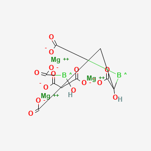 molecular formula C10H6B2Mg3O14 B576362 Magnesium borocitrate CAS No. 1333-01-3
