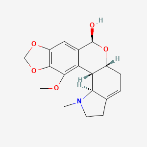 molecular formula C18H21NO5 B576370 Krigenamine CAS No. 1165-00-0
