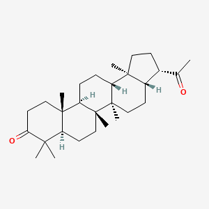 molecular formula C29H46O2 B576385 30-Nor-A'-neogammacerane-3,22-dione CAS No. 1177-74-8