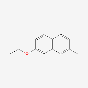 molecular formula C13H14O B576386 2-Ethoxy-7-methylnaphthalene CAS No. 1134-45-8