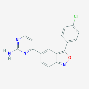 molecular formula C17H11ClN4O B057639 PIM1-IN-2 CAS No. 477845-12-8