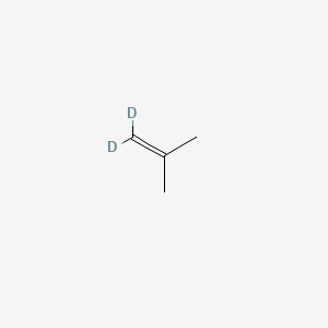 molecular formula C4H8 B576391 2-Methylpropene-1,1-D2 CAS No. 1560-59-4