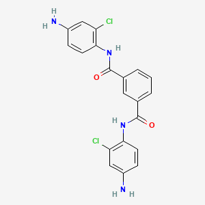 molecular formula C20H16Cl2N4O2 B5764005 N,N'-Bis-(4-amino-2-chloro-phenyl)-isophthalamide 