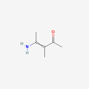 molecular formula C6H11NO B576406 4-Amino-3-methylpent-3-en-2-one CAS No. 1113-62-8