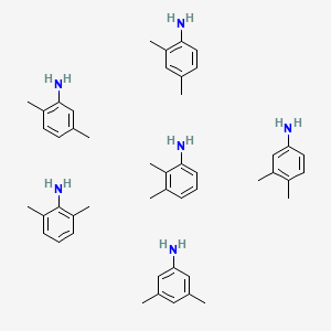 molecular formula C48H66N6 B576407 XYLIDINE CAS No. 1300-73-8