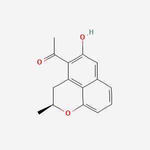 molecular formula C15H14O3 B576409 Xanthorrhoeol CAS No. 1485-31-0