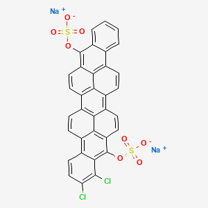 Disodium dichlorobenzo(rst)phenanthro(10,1,2-cde)pentaphene-9,18-diyl disulphate