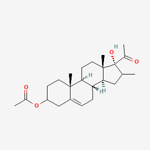 17-Hydroxy-16-methyl-20-oxopregn-5-en-3-yl acetate