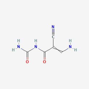 3-amino-N-carbamoyl-2-cyanoprop-2-enamide