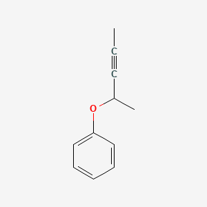 molecular formula C11H12O B576429 [(Pent-3-yn-2-yl)oxy]benzene CAS No. 1128-01-4