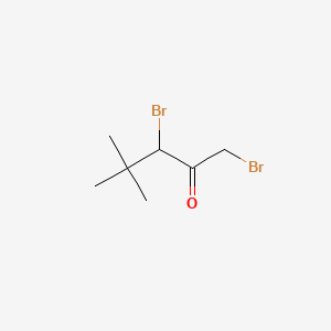 molecular formula C7H12Br2O B576432 1,3-Dibromo-4,4-dimethylpentan-2-one CAS No. 1577-32-8