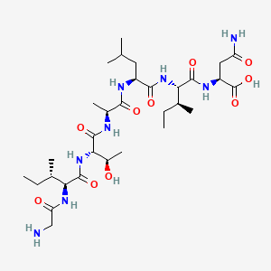 molecular formula C31H56N8O10 B576442 Gitalin (amorphous) CAS No. 1405-76-1