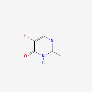 molecular formula C5H5FN2O B576448 5-Fluoro-2-methylpyrimidin-4-ol CAS No. 1480-91-7