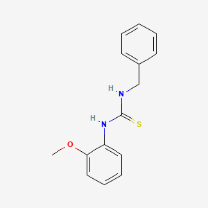 molecular formula C15H16N2OS B5764516 1-Benzyl-3-(2-methoxyphenyl)thiourea 