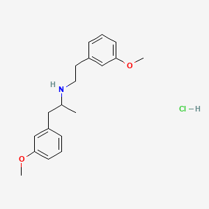molecular formula C19H26ClNO2 B576452 3,3'-Dimethoxy-Alpha-Methyldiphenethylamine Hydrochloride CAS No. 1477-07-2