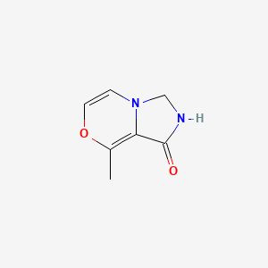 molecular formula C7H8N2O2 B576455 8-Methyl-2,3-dihydro-1H-imidazo[5,1-c][1,4]oxazin-1-one CAS No. 1457-62-1