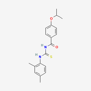 molecular formula C19H22N2O2S B5764559 N-[(2,4-dimethylphenyl)carbamothioyl]-4-(propan-2-yloxy)benzamide 