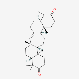 molecular formula C30H46O2 B576462 锯齿二酮 CAS No. 1449-07-6