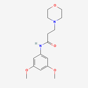molecular formula C15H22N2O4 B5764643 N-(3,5-dimethoxyphenyl)-3-(morpholin-4-yl)propanamide 