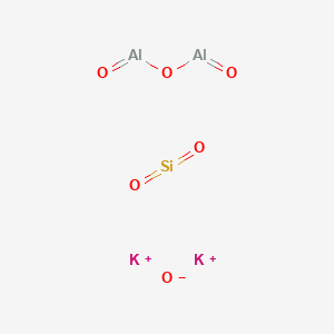 molecular formula KAl2[AlSi3O10](OH)2 B576469 Muscovite CAS No. 1318-94-1