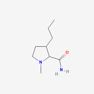 1-Methyl-3-propylpyrrolidine-2-carboxamide