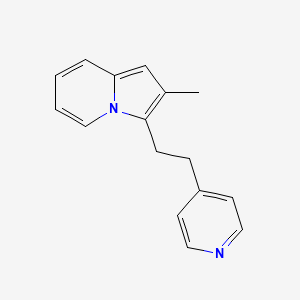 2-Methyl-3-(2-(pyridin-4-yl)ethyl)indolizine