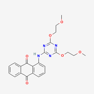 1-[[4,6-Bis(2-methoxyethoxy)-1,3,5-triazin-2-yl]amino]anthracene-9,10-dione