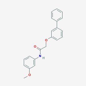 molecular formula C21H19NO3 B5764954 N-(3-methoxyphenyl)-2-(3-phenylphenoxy)acetamide 