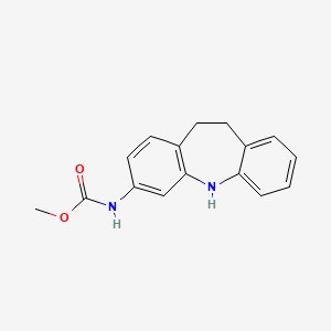 molecular formula C16H16N2O2 B5765030 METHYL N-(10,11-DIHYDRO-5H-DIBENZO[B,F]AZEPIN-3-YL)CARBAMATE 