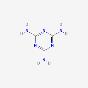 molecular formula C3H6N6 B576515 Melamine-d6 CAS No. 13550-89-5