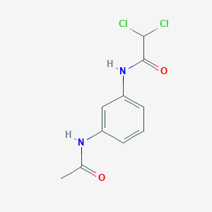 molecular formula C10H10Cl2N2O2 B5765255 N-(3-acetamidophenyl)-2,2-dichloroacetamide 
