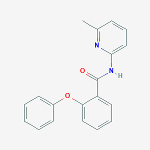 molecular formula C19H16N2O2 B5765353 N-(6-methylpyridin-2-yl)-2-phenoxybenzamide 