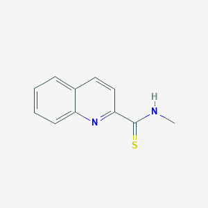 molecular formula C11H10N2S B5765391 N-methylquinoline-2-carbothioamide 
