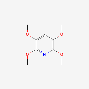 molecular formula C9H13NO4 B576544 2,3,5,6-Tetramethoxypyridine CAS No. 13131-24-3