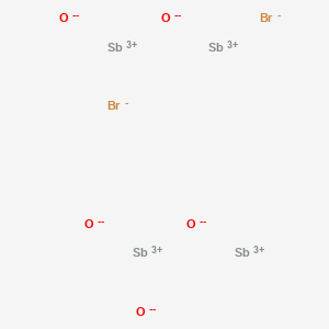 molecular formula Br2O5Sb4 B576545 Antimony bromide oxide CAS No. 12323-32-9