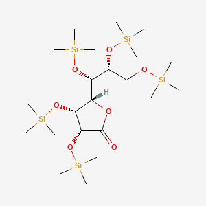 (3R,4R,5S)-3,4-bis(trimethylsilyloxy)-5-[(1S,2R)-1,2,3-tris(trimethylsilyloxy)propyl]oxolan-2-one
