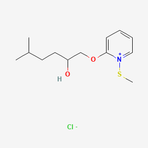 molecular formula C13H22ClNO2S B576567 (2-Hydroxy-3-(2-(methylthio)phenoxy)propyl)isopropylammonium chloride CAS No. 13379-87-8
