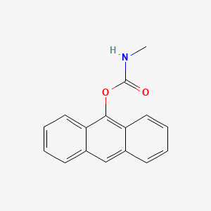 Methylcarbamic acid anthracen-9-yl ester