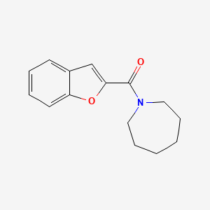 molecular formula C15H17NO2 B5765784 Azepan-1-yl(1-benzofuran-2-yl)methanone 