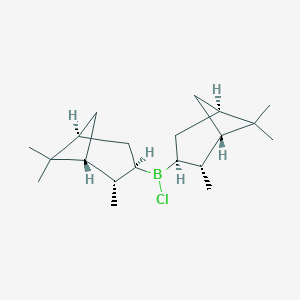 molecular formula C₂₀H₃₄BCl B057659 (+)-Diisopinocampheyl chloroborane CAS No. 112246-73-8